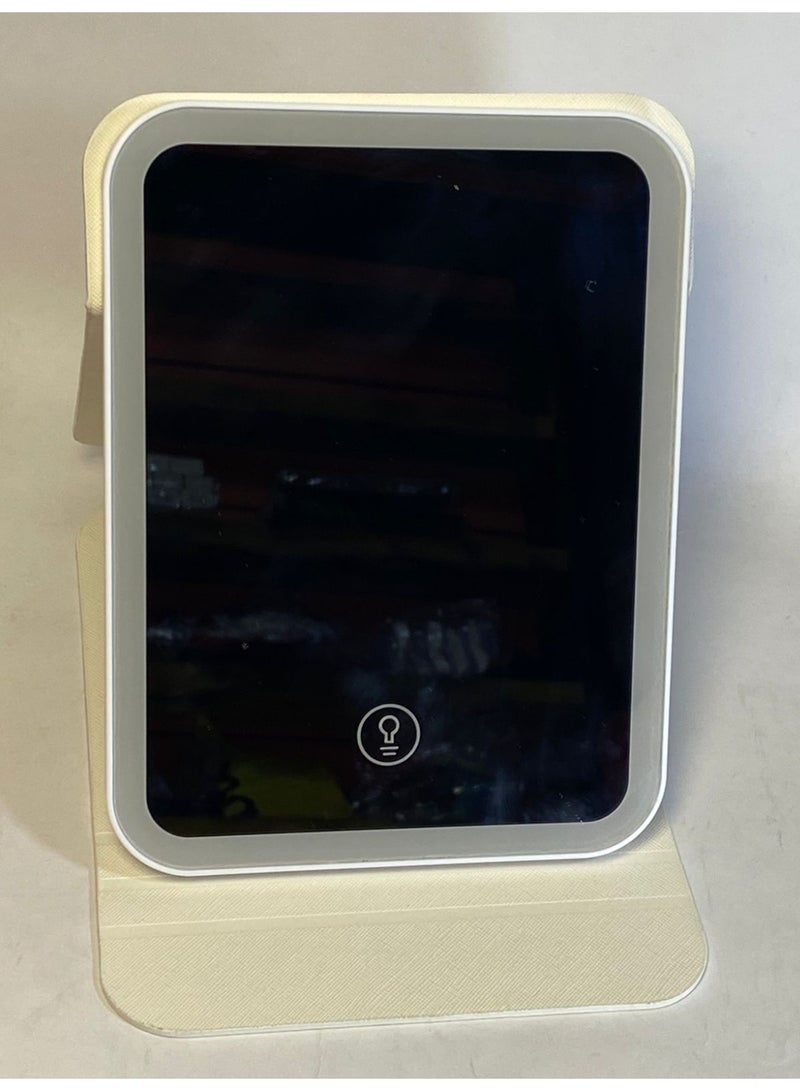 Lighted Magic Mirror - LED Frame - Perfect for Adding Modern Touch to Home Decor - rectangle Design with LED Light Built in Frame - Great as Makeup Mirror 3different lights may vary color - Image 4